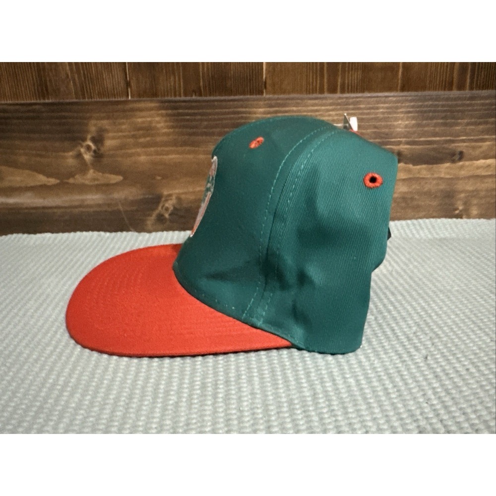NWT Vintage 90s Logo 7 Team NFL Miami Dolphins SnapBack Hat Sports‎ Football - Picture 8 of 14